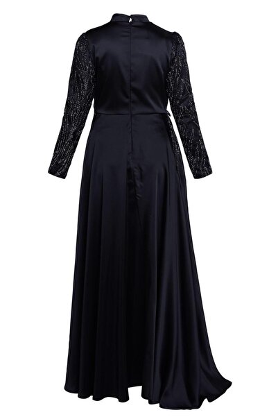 Alvina TAŞLI BÜYÜK BEDEN ABİYE ELBİSE 50408