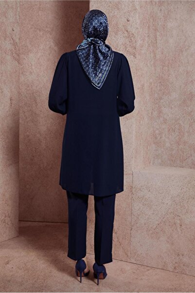 Alvina STONE STRIPED RIFFIR DETAIL TUNIC 43856