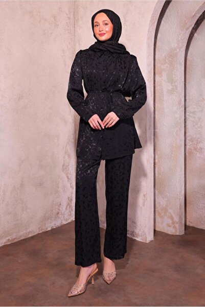 TRENDTESETTÜR ΓΥΝΑΙΚΕΙΟ ΜΑΥΡΟ ΠΑΝΤΕΛΟΝΙ ΖΑΚΑΡ ΣΕΤ T 7874