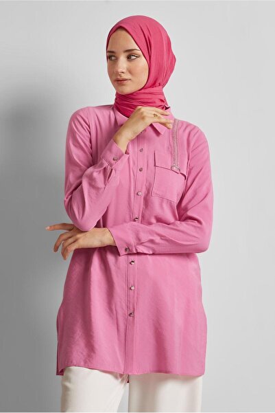 Alvina Shirt Collar Tunic 45623