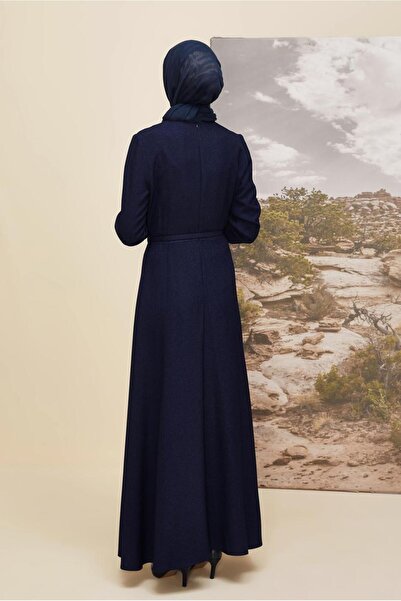 Alvina CEKET GÖRÜNÜMLÜ KEMERLİ ELBİSE 45988