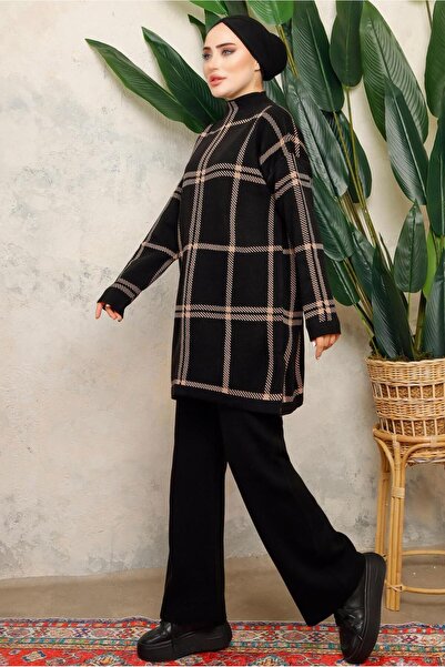 TRENDTESETTÜR ΓΥΝΑΙΚΕΙΟ ΜΑΥΡΟ ΠΑΝΤΕΛΟΝΙ ΚΑΙ ΠΛΕΚΤΟ ΣΕΤ T 5308