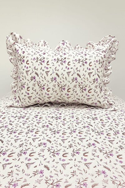 miruza ev tekstil Firfirli Bed Sheet Set with Pillowcases in Battal Size