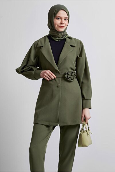 TRENDTESETTÜR Women's Rights Belted Trousers Suit t 5816