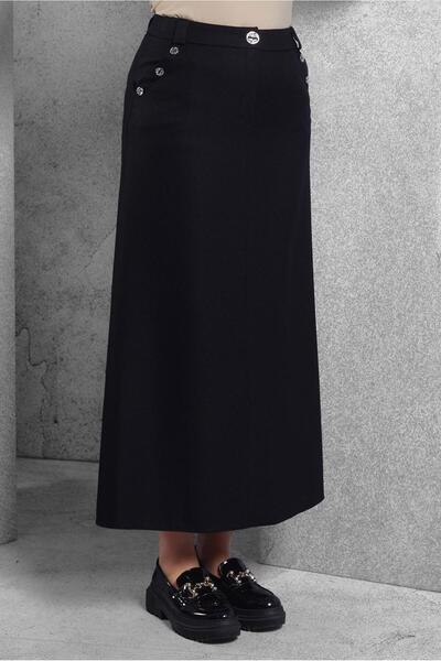 Alvina DÜĞME AKSESUARLI ETEK 60640