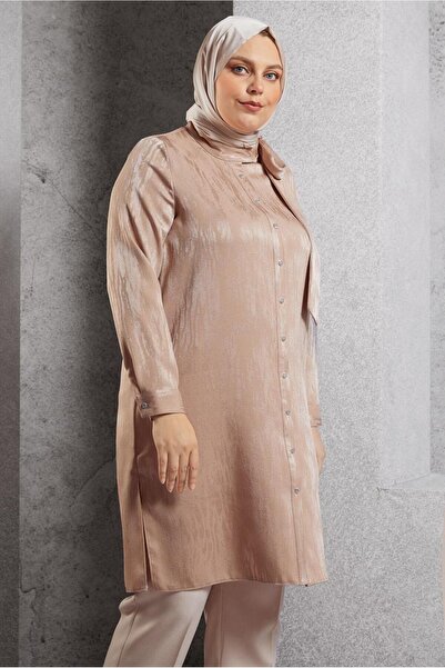 Alvina Binding Detailed Jacquard Tunic 20635