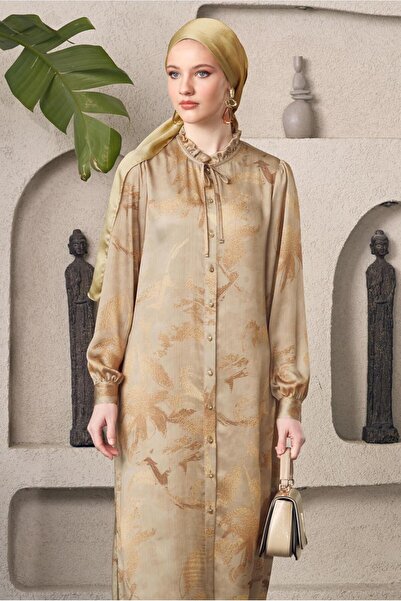 Alvina Satin Shirt Tunic Model No: 45403