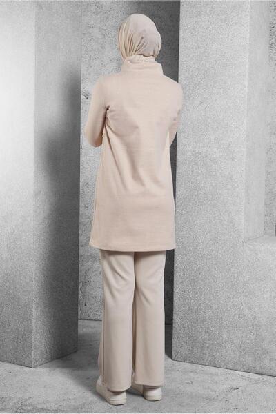 Alvina Lace-Up Neckline Tunic 45206