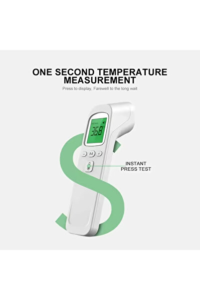 Choice1 مقياس حرارة رقمي بالأشعة تحت الحمراء طبي بيج لقياس درجة الحرارة بسرعة، محمول باليد للجسم