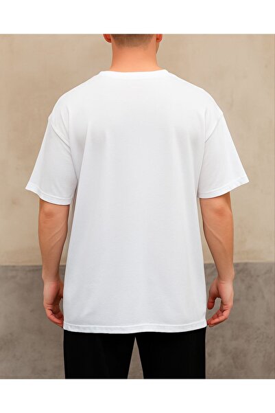 REBRAND Crew Neck Printed Sports T-Shirt Unisex Oversize