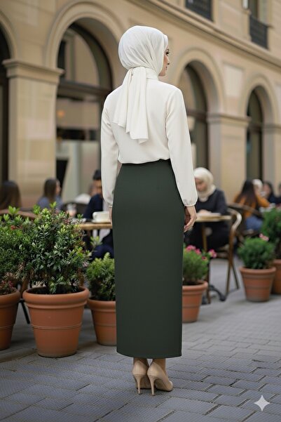 KÖMÜRCÜ Μαύρη φούστα μολύβι Sukuba