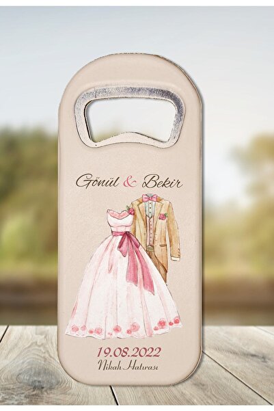 DeryalarPromosyon 10 Adet Kişiye Özel Kalıcı Baskı Hatıra Magneti Düğün Nişan...