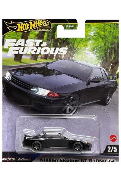 HOT WHEELS سيارة نيسان سكايلاين GTR BNR32 JBL97 من سلسلة فاست آند فيوريوس الف...