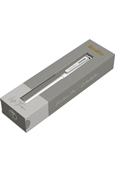 Scrikss Punto Dolma Kalem Beyaz M Uç Özel Kutu