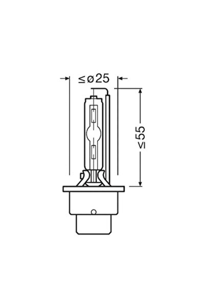 Osram Bec xenon auto pentru faruri D2S Xenarc Cool Blue Intense NextGen 66240CBN 6200k