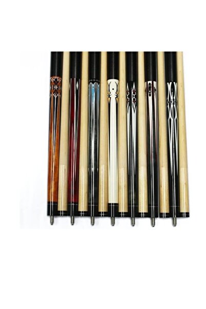 YALLA HomeGym 2-Pieces Billiard Pool Cue Stick - 57" 13mm Tip (17-19oz) Canadian Maple Wood Shaft (Pack of 1)
