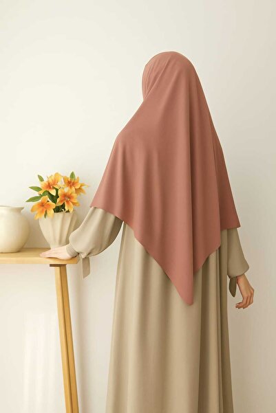 FRESCO SCARFS Tesettür Hijab Medine Ipeği Eşarp Camel