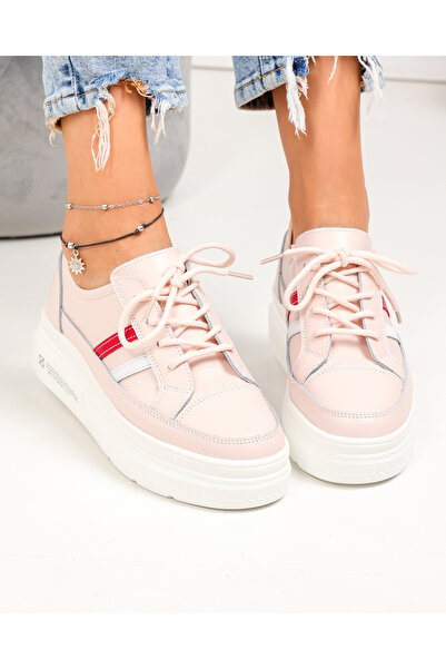 starlike Casual shoes in pink genuine leather AW90