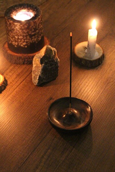 Paganca Yuvarlak Oyuk Hindistan Özel Tasarım Çubuk Tütsülük