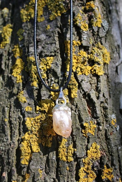 Paganca Citrine Light Natural Stone Necklace