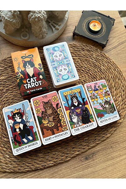 Paganca Cat Tarot Deck - 78 Cards