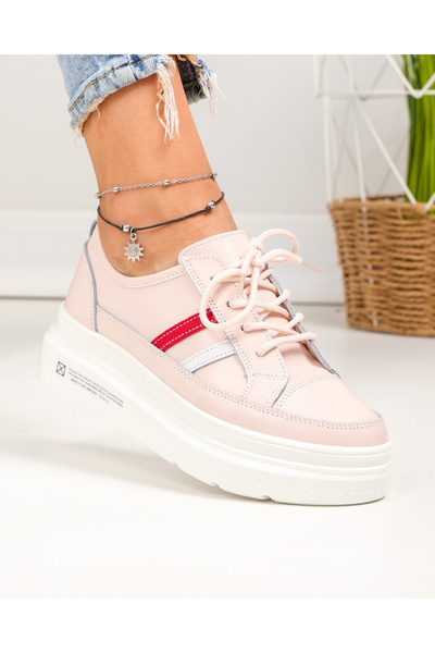 starlike Casual shoes in pink genuine leather AW90