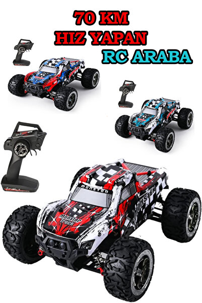 oyuncakgidiyor 70KM Hız Yapan RC Araba Fırçasız Motor Metal Alaşım 2.4GHz Uzaktan Kumandalı Araba RC Araç