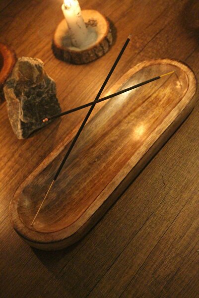 Paganca Oval Kenarlı Geniş Kayık Tütsülük