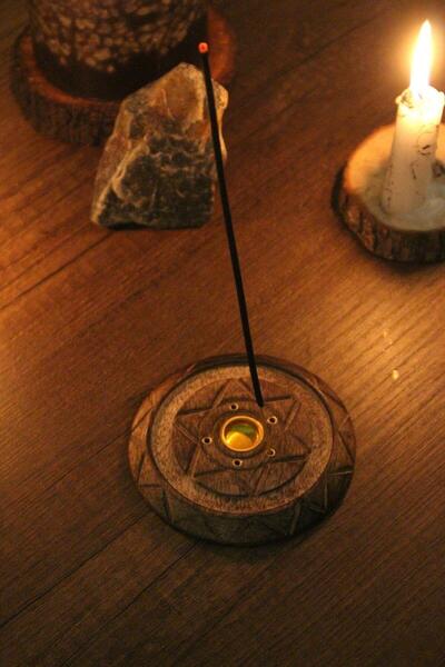 Paganca Heksagram Hindistan Özel Tasarım Çubuk & Konik Tütsülük