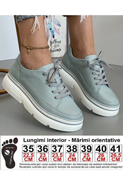 starlike Pantofi casual piele naturala albastri AW349
