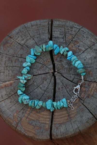 Paganca Turquoise Natural Stone Full Loop Bracelet
