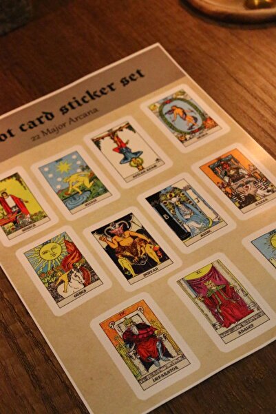 Paganca Tarot Büyük Arkana Sticker Set 11li