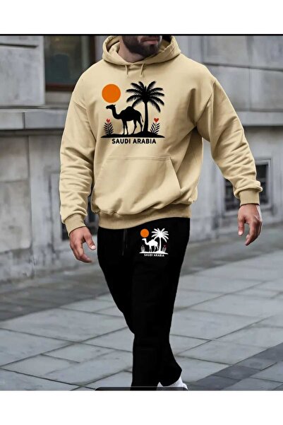 ORVIO Group Men's Tracksuit Set with the Theme of'Saudi Arabia'