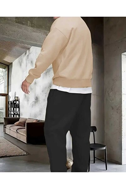 ORVIO Group Patterned Tracksuit Set