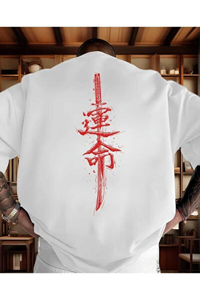 ORVIO Group Tricou pentru bărbați, în stil japonez.