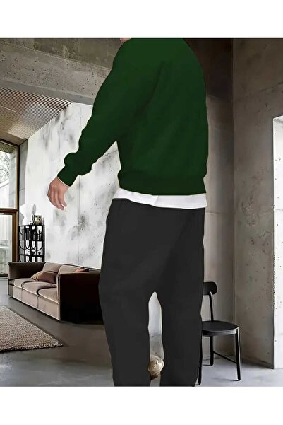 ORVIO Group Patterned Tracksuit Set