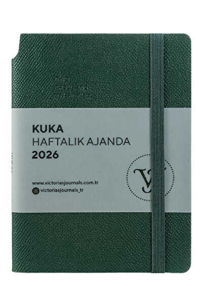 Victoria's Journals Kuka 2026 Weekly Pocket Planner A6 (9X14 cm) Flexible Cover