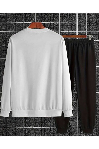 ORVIO Group طقم بدلة رياضية بغطاء للرأس مطبوع من ستيفانو ريكسي