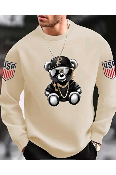 ORVIO Group Cool Bear Printed Sweatshirt