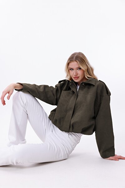 CEE Σουέντ μπουφάν με τσέπες