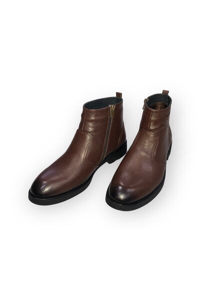 şık kundura Hakiki Deri Içi Kürklü Özel Üretim Erkek Bot (37,38,39,40,41,42,43,44,45,46,47,48) Numara