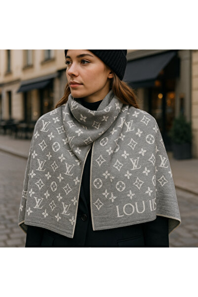 Onur Etol - Нова колекція Широка накидка на плечі Зимова товста продукція Двосторонній тканий матеріал Легендарний магазин