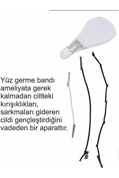 HaLVeY 40 Adet Ipli Yüz-kaş-göz-boyun Germe Bantı Ipli Vücut Gerdirme Bantları