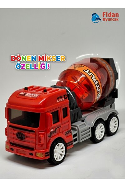 Fidan oyuncak شاحنة خلاط البناء الصغيرة