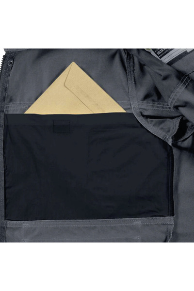 Delta Plus M2VE3 İş Ceketi | Harman Kumaş, Çok Cepli, Ergonomik ve Dayanıklı Çalışma Montu