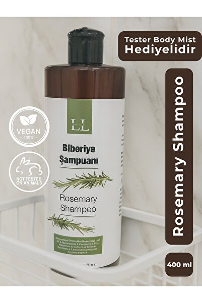 LAU LAU Biberiye (Rosemary) Özlü Vegan Güçlendirici ve Besleyici Şampuan