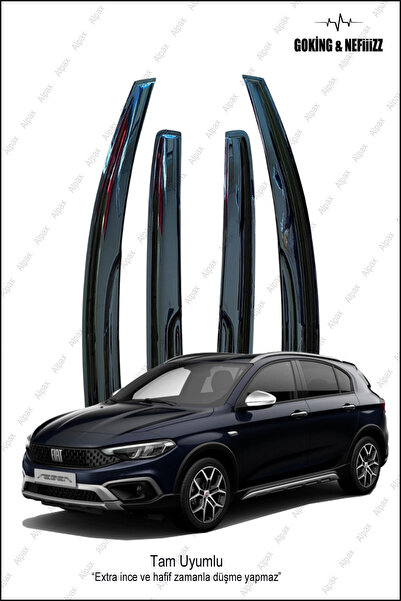 Alpax Fiat Egea Cross Oto Rüzgarlık Aracınıza Özel Olarak Tasarlanarak Üretil...
