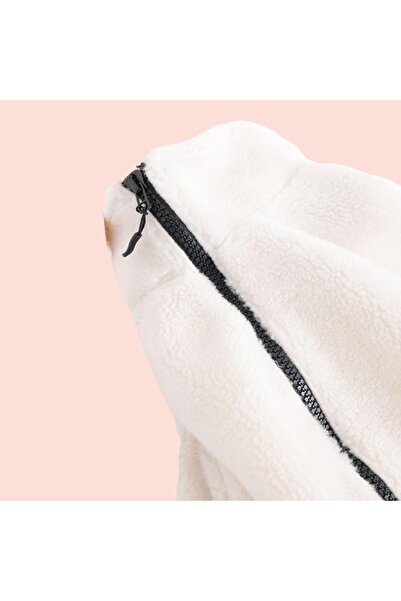 modasende Men's Plush Jacket Thick Oversize Zipped