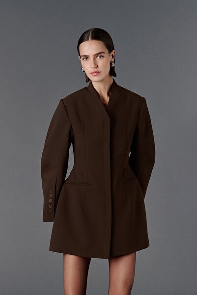 VATKALI Μίνι φόρεμα με φαρδιά μανίκια που ταιριάζει στο σώμα