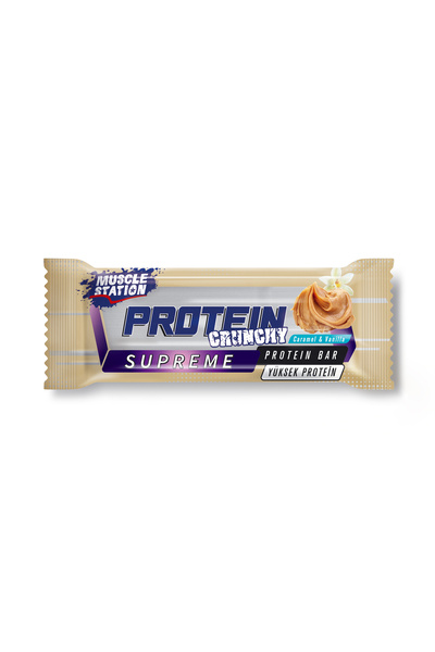 Muscle Station Musclestation Supreme Karamel-Vanilya Crunchy 24'lü Kutu